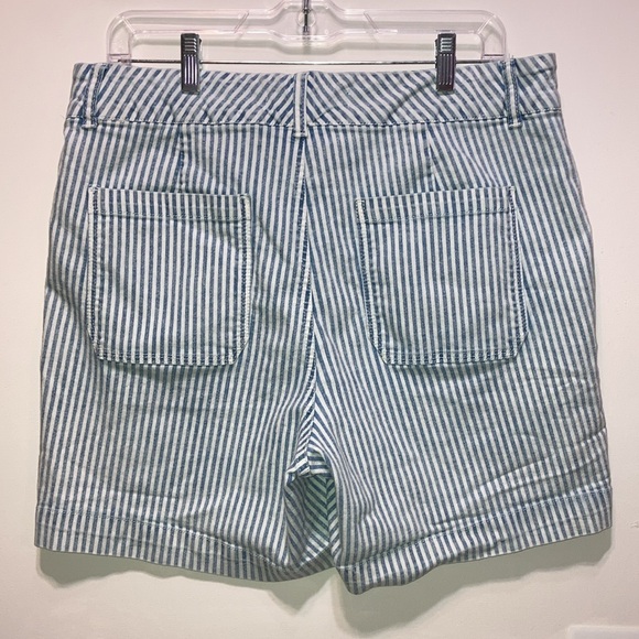 Cato size 14 Striped Denim Sailor Shorts 4 Pocket EUC 12000 - Picture 4 of 7